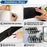 Bike Storage Rack Garage Wall Mount Hanger for Bicycles and Helmets, Heavy Duty Tools Storage Hooks Adjustable Home Space Saving (FREE POSTAGE) Image 4