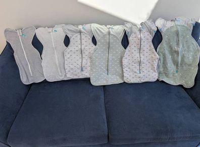 Swaddle sleepbags x6 Love to Dream