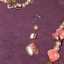 Natural Sea Shell and Pearl Necklace and earring set Image 10