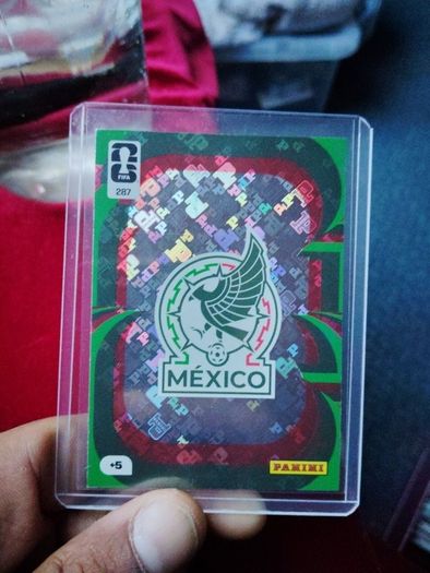 Mexico World Cup Panini country crest card