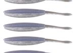 5pcs Soft Fishing Lures Worm Bait for Jig Head Freshwater Saltwater
