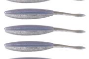 5pcs Soft Fishing Lures Worm Bait for Jig Head Freshwater Saltwater