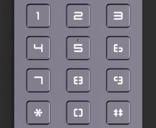 Hikvision DS-KD-KP Keypad Module Numeric Access Control KD8 Series NEW & BOXED