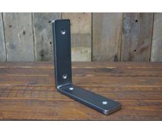 Brackets L-Shaped Silver
