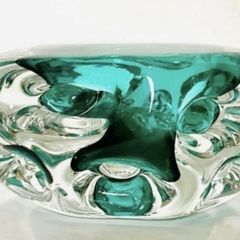 Vintage Liskeard Cornish studio glass Jim Dyer