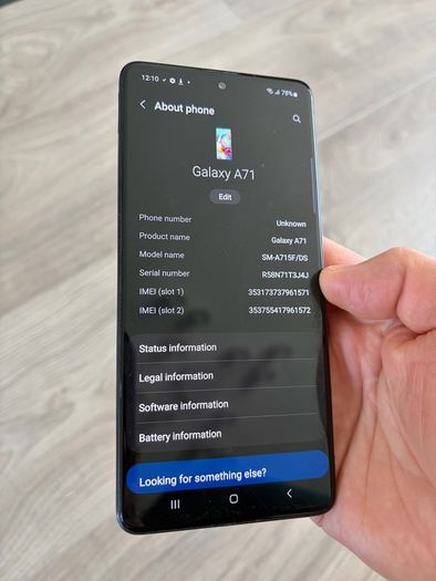Samsung A71 unlocked
