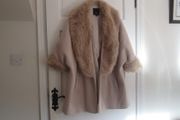 RIVER ISLAND   fur trimmed    size 16 -20