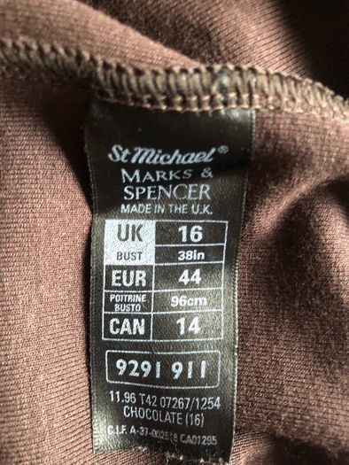 M&S brown top