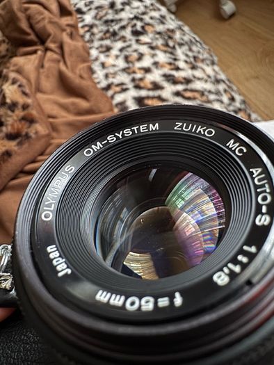 Olympus OM10 35mm Film Camera with Zuiko 50mm f1.8 fully working