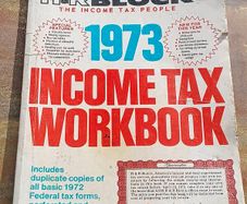 Vintage Tax Returns Book