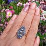 Antique Art Deco Diamond Plaque Ring Image 4