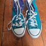 Converse Hi Tops, Teal Blue Image 3
