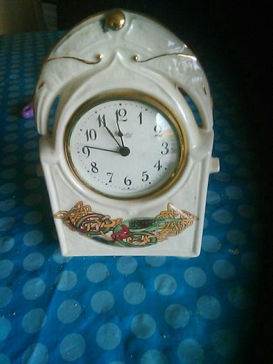 Small clock ornament