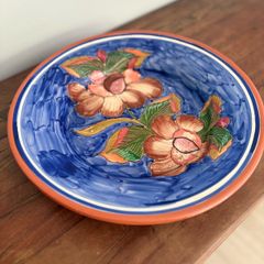 Large Vintage Portuguese Terracotta Platter/Fruit bowl