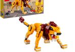 Creator 3 in 1 Wild Lion, Ostrich and Warthog Posable Animal Figures, Building Toys, Gifts for 7 Plus Year Old Boys & Girls