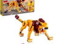 main image for ad Creator 3 in 1 Wild Lion, Ostrich and Warthog Posable Animal Figures, Building Toys, Gifts for 7 Plus Year Old Boys &amp; Girls