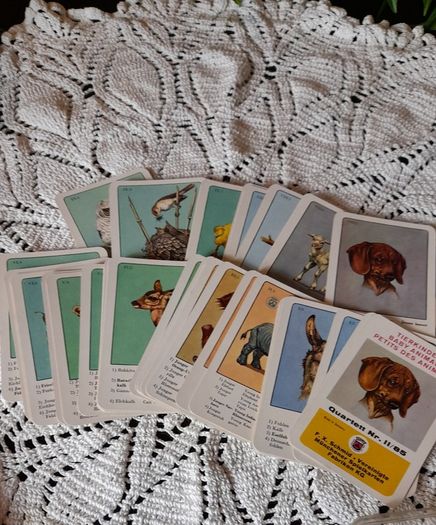 Vintage little animals cards