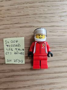 lego sc007 ferrari 458 italia GT2 driver, set 75908