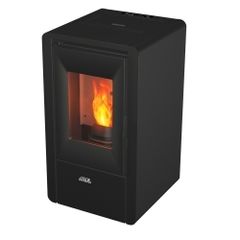 Nina 7kW Black Wood Pellet Stove