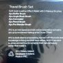 Ayu makeup brush travel set new Image 7