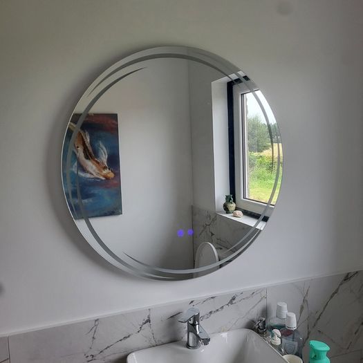 Round Bathroom Mirror 80cm