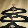 black velvet covered hangers Image 2