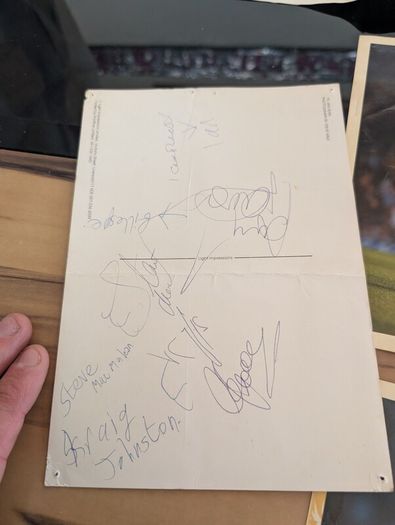 Huge 1990 80s vintage liverpool and some vintage Ireland soccer gear signed gear etc