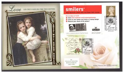 2005 Great Britain Advert Booklet Number 2 "Love" Benham Cover. Number 0808 of a limited edition of 5000 Covers