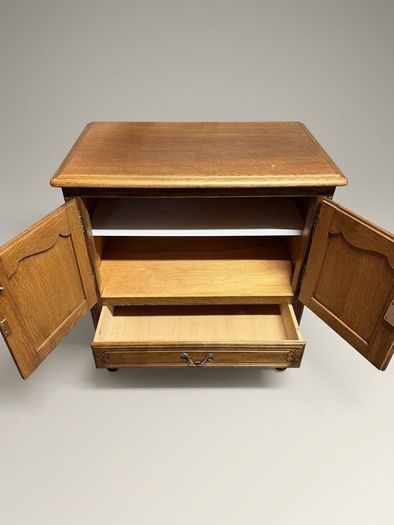 Mid-20th Century French Oak Side Cabinet