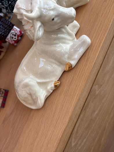 Belleek Living Nativity Collection - Manger Ox and Camel Set