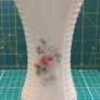 Irish Parian Donegal China Embossed Rose Patterned Vase Image 5