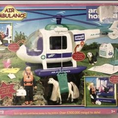 RSPCA Animal Hospital Air Ambulance & Scooter Rescue + Accessories boxed New