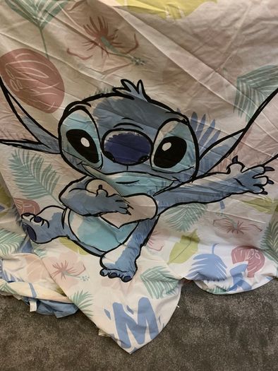 King Sized Lilo & Stitch Duvet Cover and Pillowcases