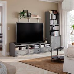 IKEA HAUGA TV Unit & Bookcase/Cabinet