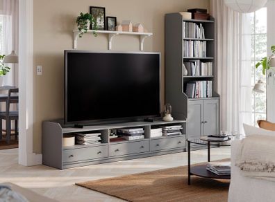 IKEA HAUGA TV Unit & Bookcase/Cabinet