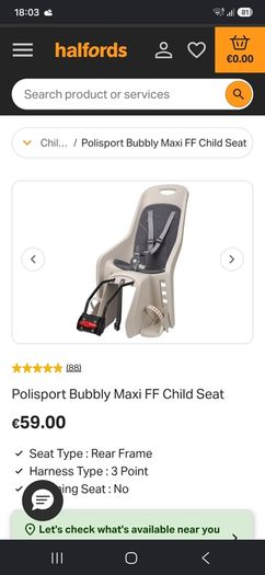 Child Bike Seat