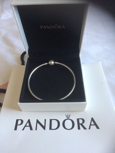 Pandora Silver Bangle