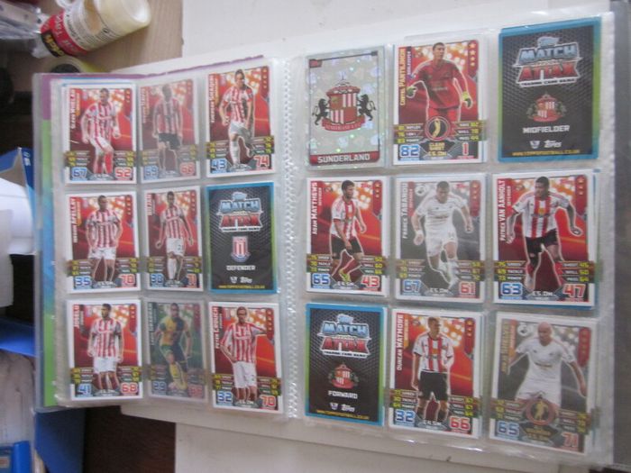 Topps Match Attax Premier League 2015/16 Season Incomplete Collector Binder