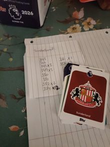 Sunderland premier league cards