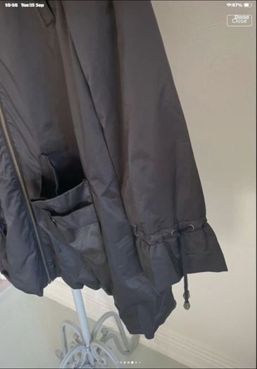 jacket miss selfridge shawl collar parka inspired jacket size 12