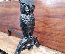 Vintage Owl adirons 130e, have a look at other photos
