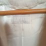 White Cropped Faux Fur Jacket Image 2