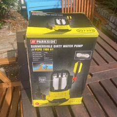 Submersible dirty water water pump