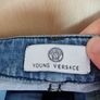 Young Versace denim short UK 10 Image 4