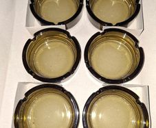 15 new Old Stock Pub Bar Smokie Glass Ashtrays Price for the lot, Postage Available,
