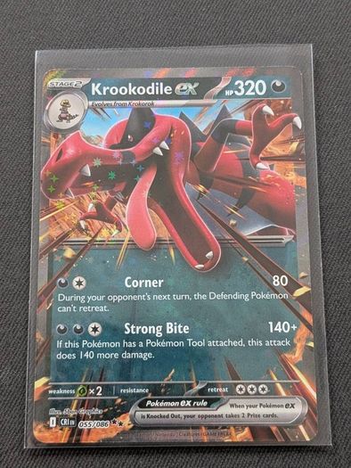 Krookodile EX 055/086 - Double Rare - Chaos Rising Pokemon TCG