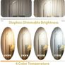 LED Floor Lamp, 18W Reading Standing Lamps with 4 Color Temperature & 5 Brightness Levels, Dimmable Floor Lamps with Remote Control for Living Room, Bedroom, Office Image 6