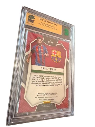 9.5 Gem Mnt 2016-17 Panini Select Select Swatches Green /5 #ss-at Arda Turan