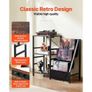 Record Player Stand with Charging Station & USB Ports, Holds up to 200 Albums, 3-Tier Turntable Stand with Vinyl Record Storage, Record Player Table Image 2