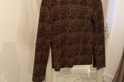 Zara Animal Print Top size Medium